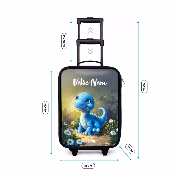 Valise enfant - Noir - Branco Brontosaurus — 7