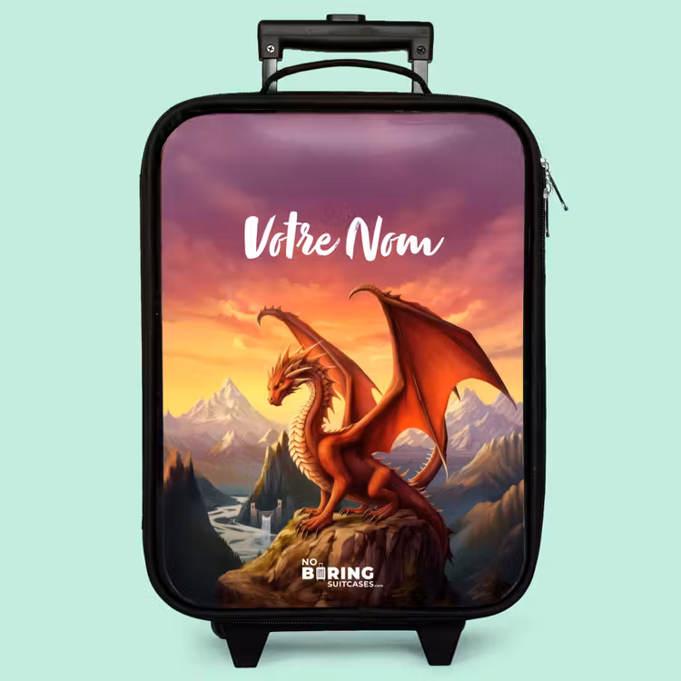 Valise enfant - Dragon géant rouge — 3