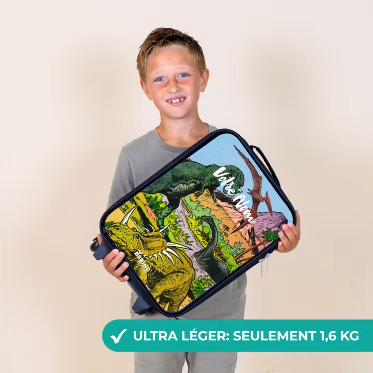Valise enfant - Noir - Fête au pays des dinosaures — 2