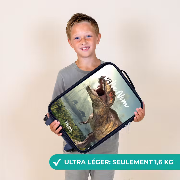 Valise enfant - Noir - Thijs Tyrannosaure — 2