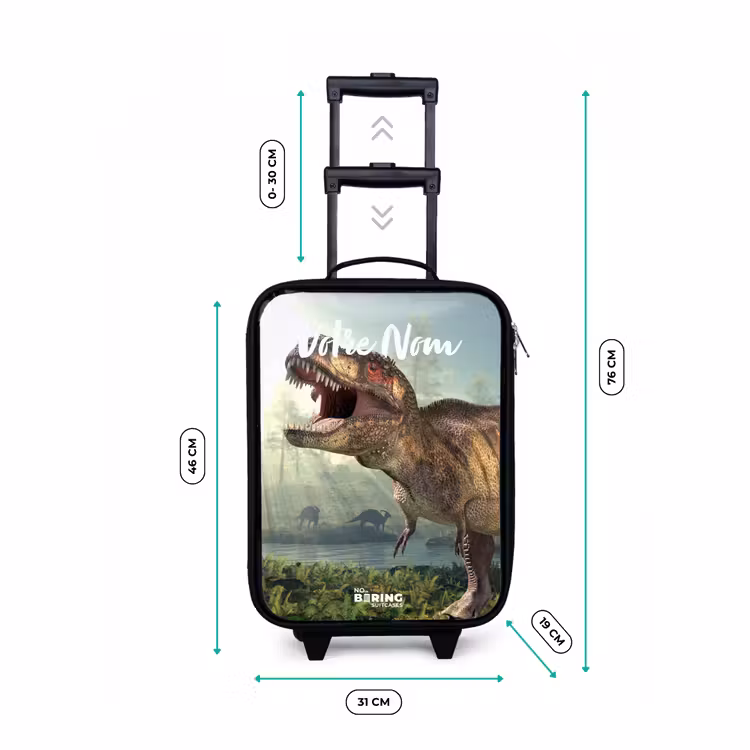 Valise enfant - Noir - Thijs Tyrannosaure — 7