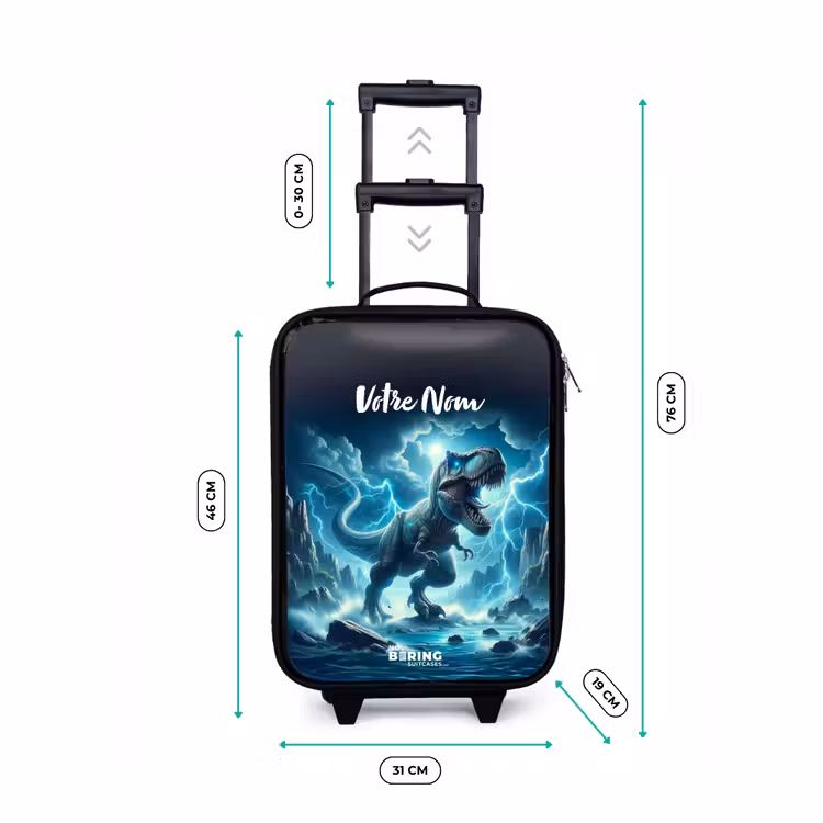 Valise enfant - Noir - Thunderclap dino — 7