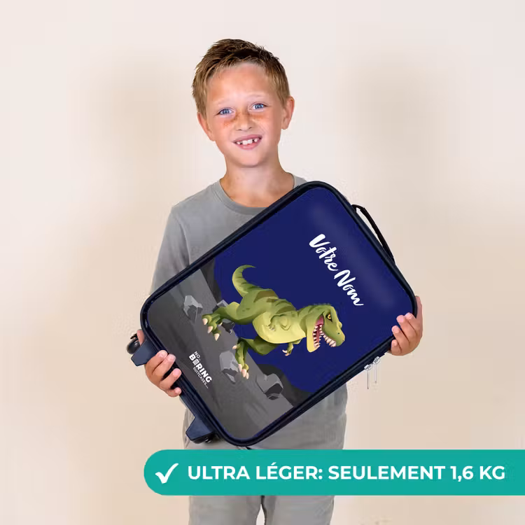 Valise enfant - Noir - Tjibbe T-Rex — 2