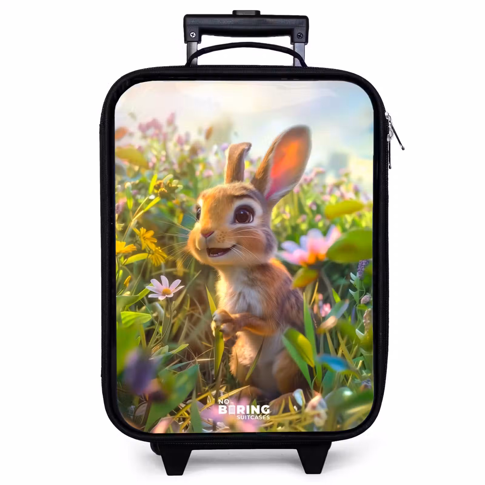 Valise enfant - Noir - Petit lapin — 1
