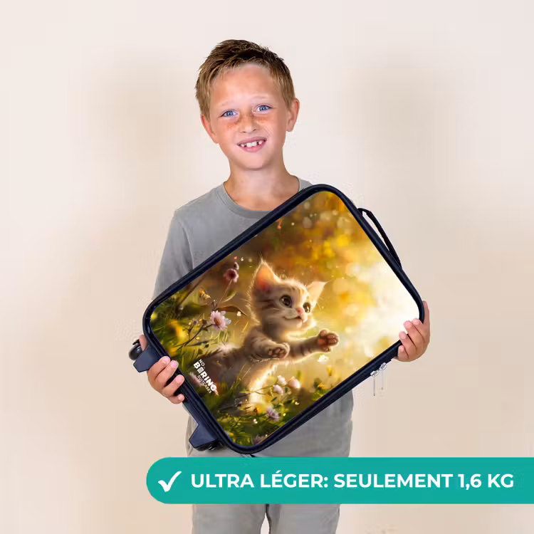 Valise enfant - Noir - Chaton Koosje — 2