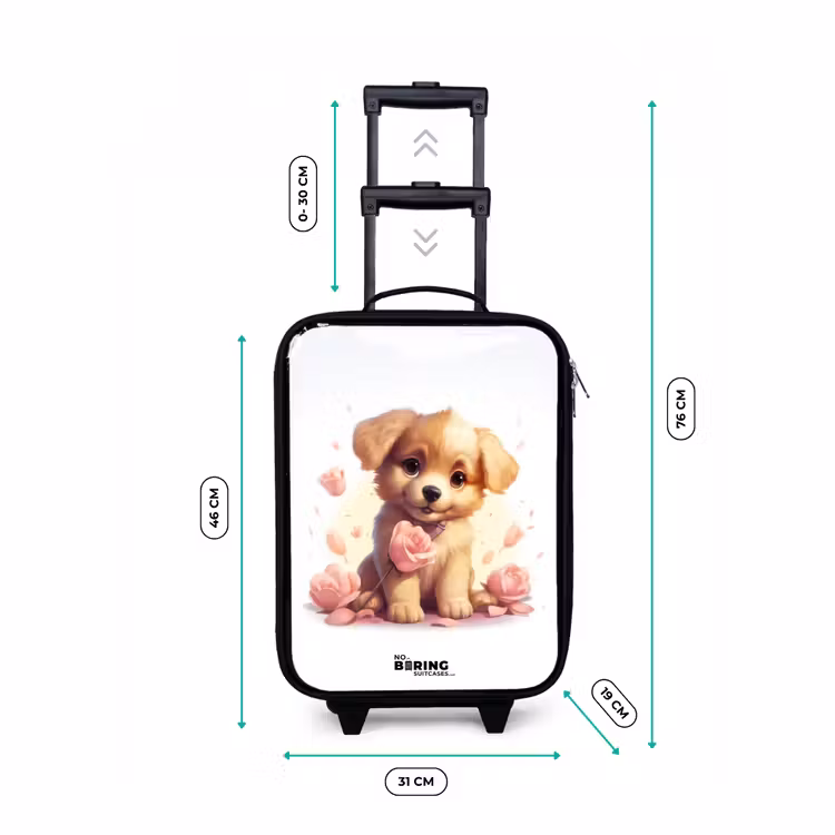 Valise enfant - Noir - Chiot Popke — 4