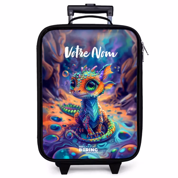 Valise enfant - Dragon saphir orné — 1
