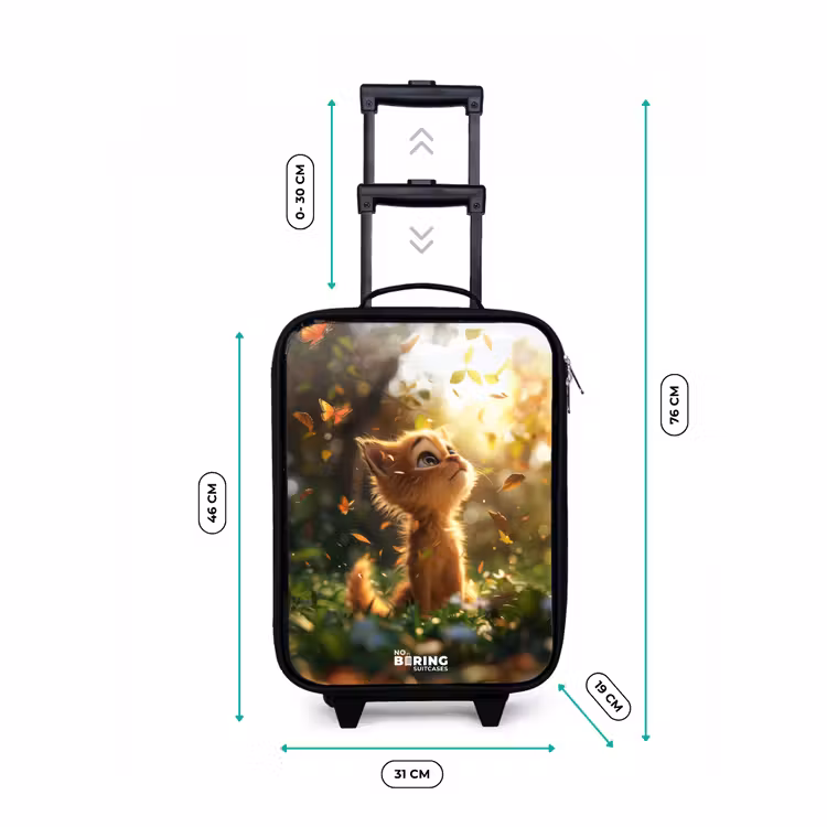 Valise enfant - Noir - Henry chaton d'automne — 7
