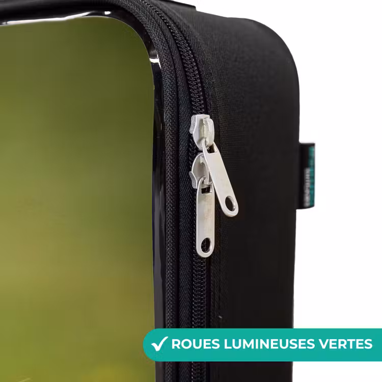 Valise enfant - Noir - Lapin dans un pot de fleurs — 6