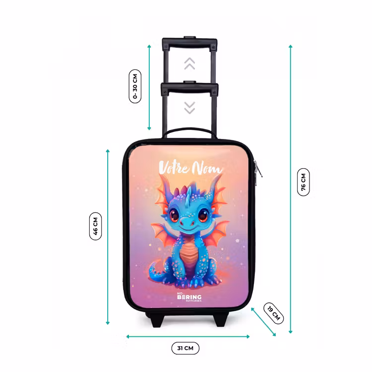 Valise enfant - Mignon bébé dragon — 7