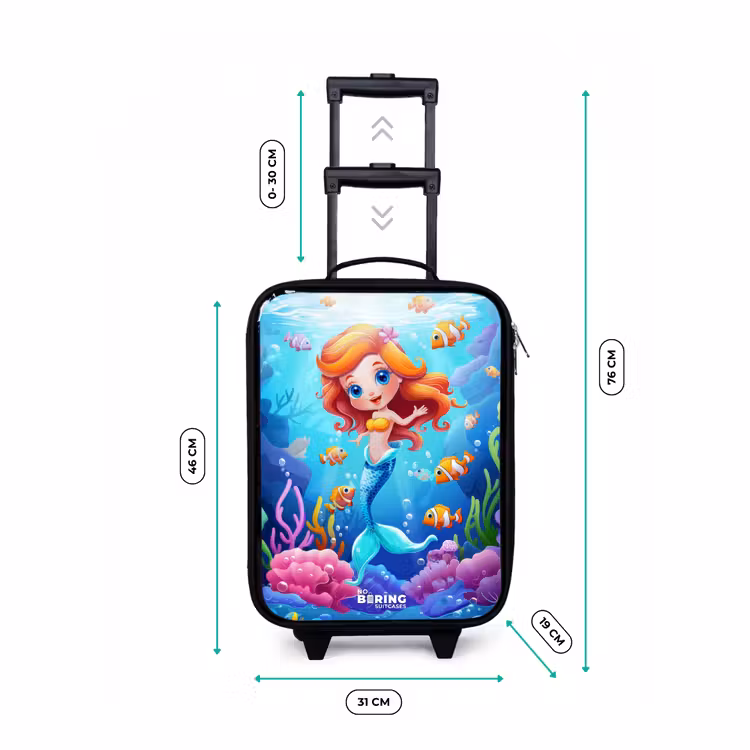 Valise enfant - Noir - Olivia sous l'eau — 4