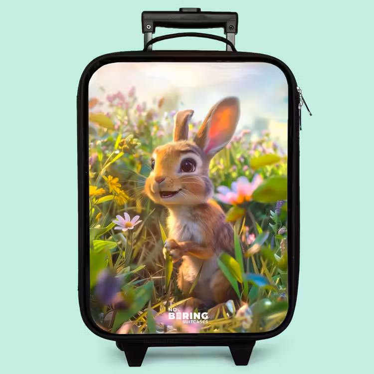 Valise enfant - Noir - Petit lapin — 3