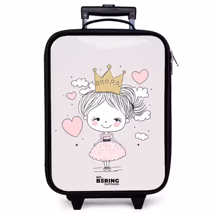 Valise enfant - Petite princesse avec des cœurs — 1