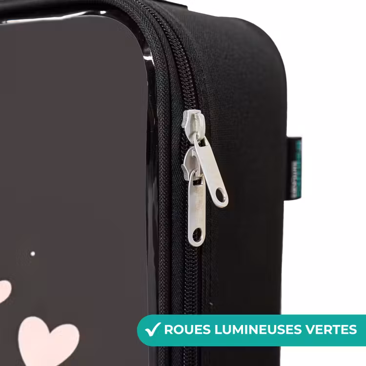Valise enfant - Petite princesse sur fond noir — 6