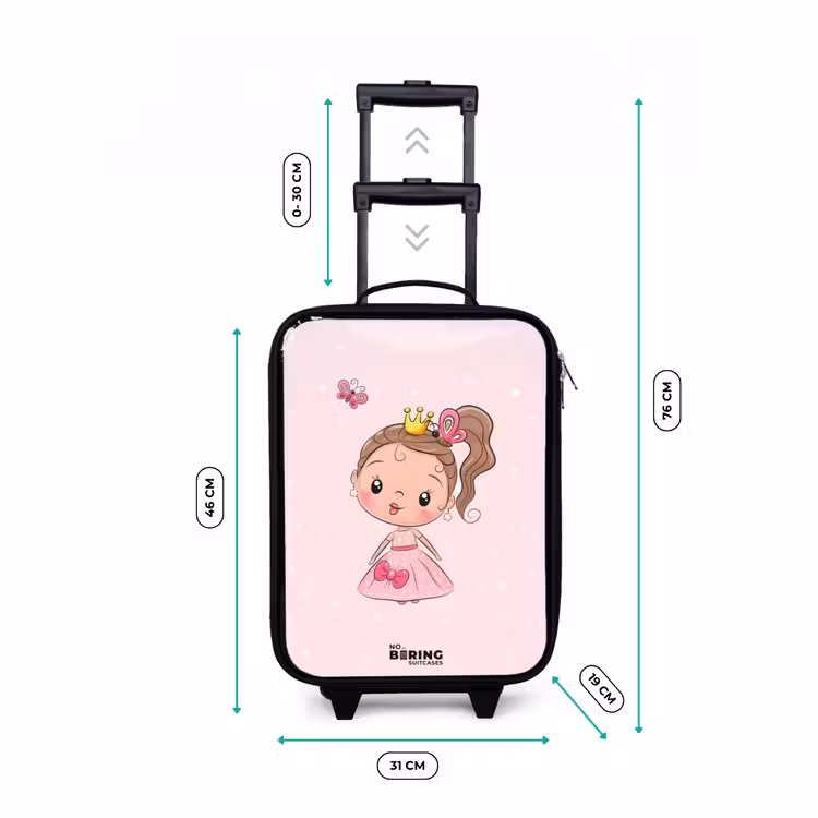 Valise enfant - Princesse à la robe rose — 4