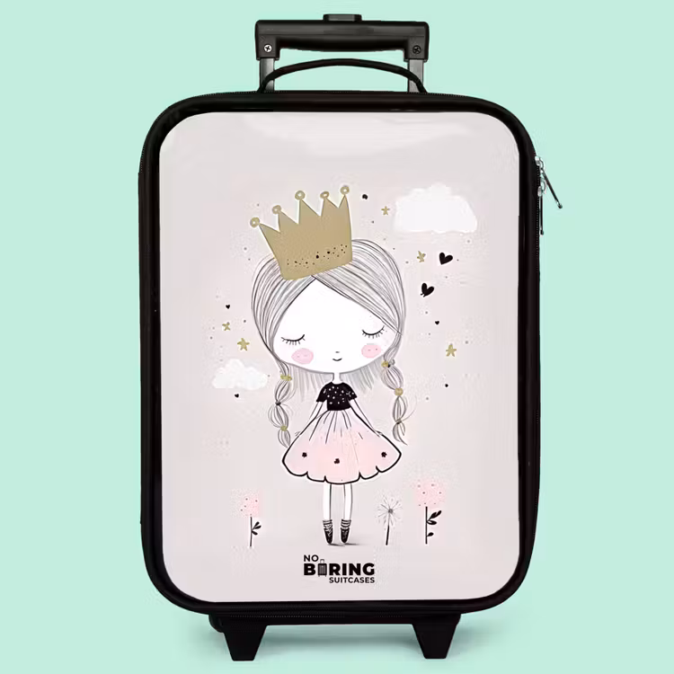 Valise enfant - Princesse de rêve aux cheveux tressés — 3