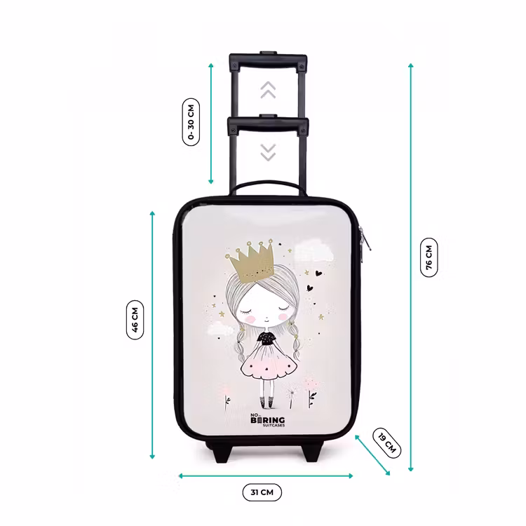 Valise enfant - Princesse de rêve aux cheveux tressés — 7