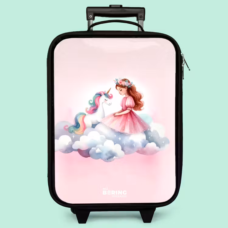 Valise enfant - Princesse et licorne sur un nuage — 3