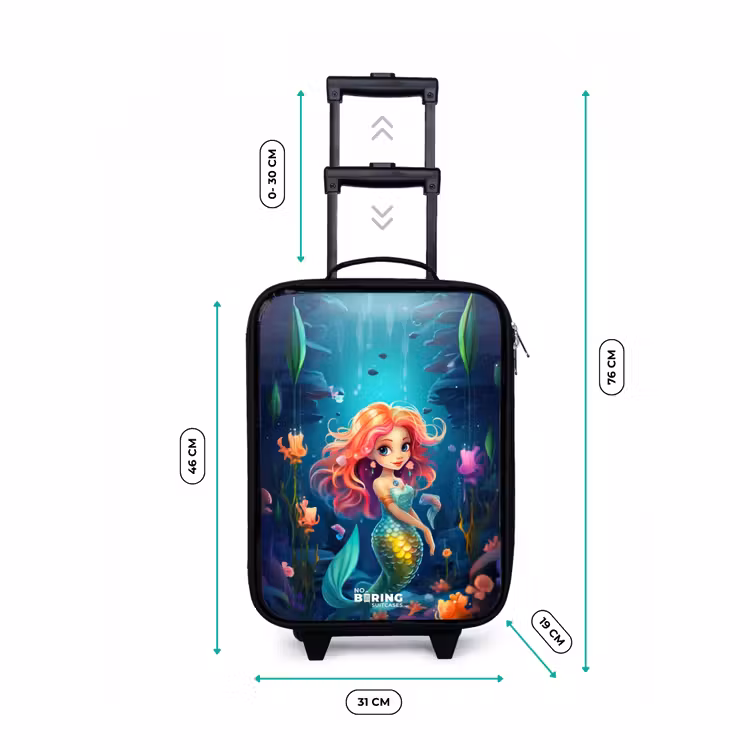 Valise enfant - Noir - Reine de corail — 7
