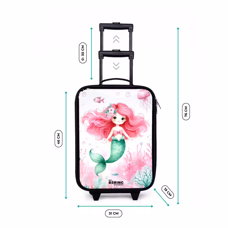 Valise enfant - Noir - Serena enfant coquille — 4