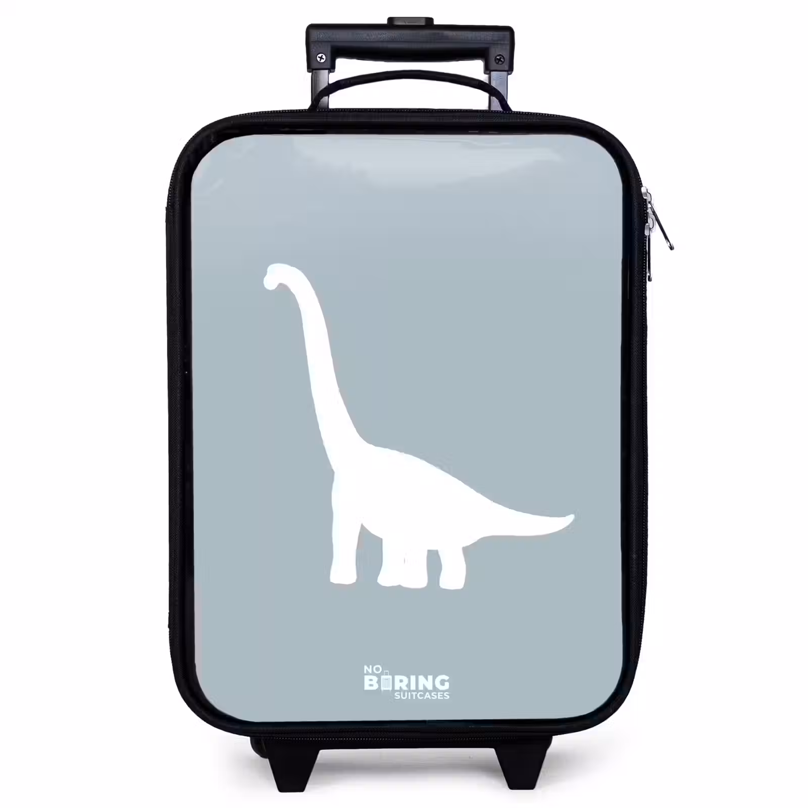Valise enfant - Noir - Bleu avec dino Brachiosaurus — 1