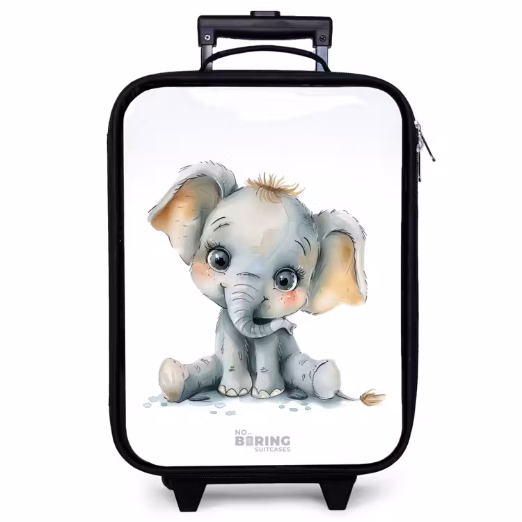 Valise enfant - Noir - Bébé éléphant — 1