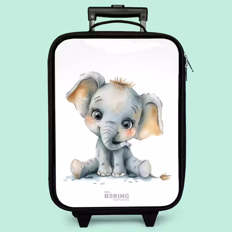 Valise enfant - Noir - Bébé éléphant — 3