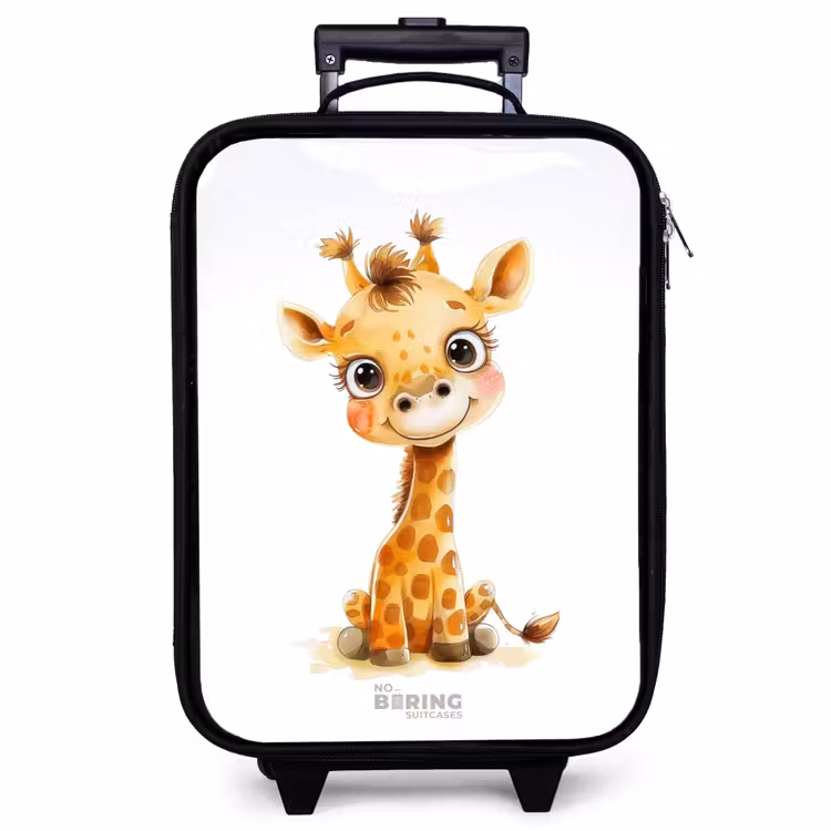 Valise enfant - Noir - Bébé girafe — 1
