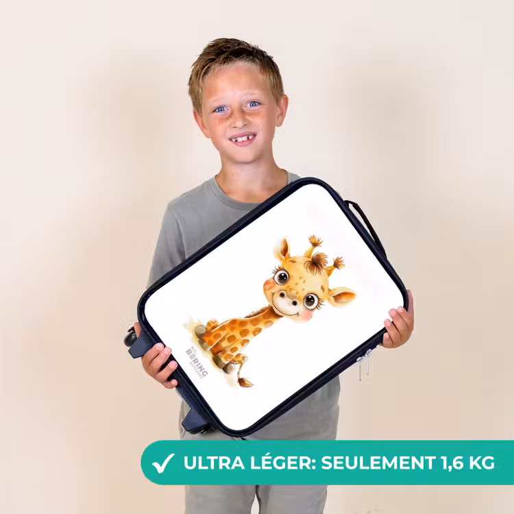 Valise enfant - Noir - Bébé girafe — 2