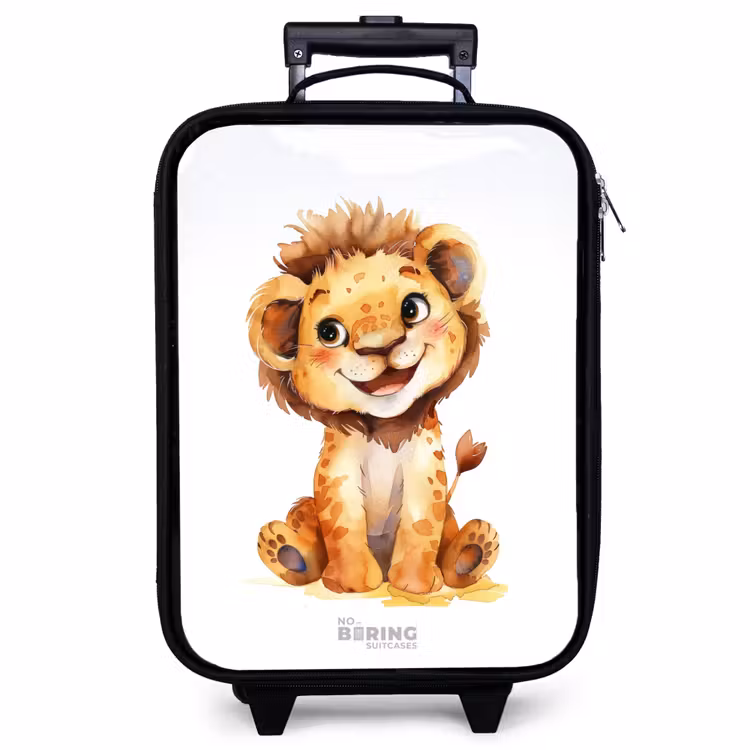 Valise enfant - Noir - Bébé lion — 1