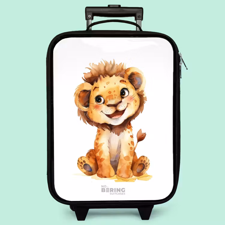 Valise enfant - Noir - Bébé lion — 3