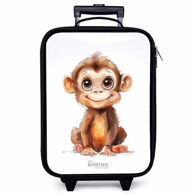 Valise enfant - Noir - Bébé singe — 1