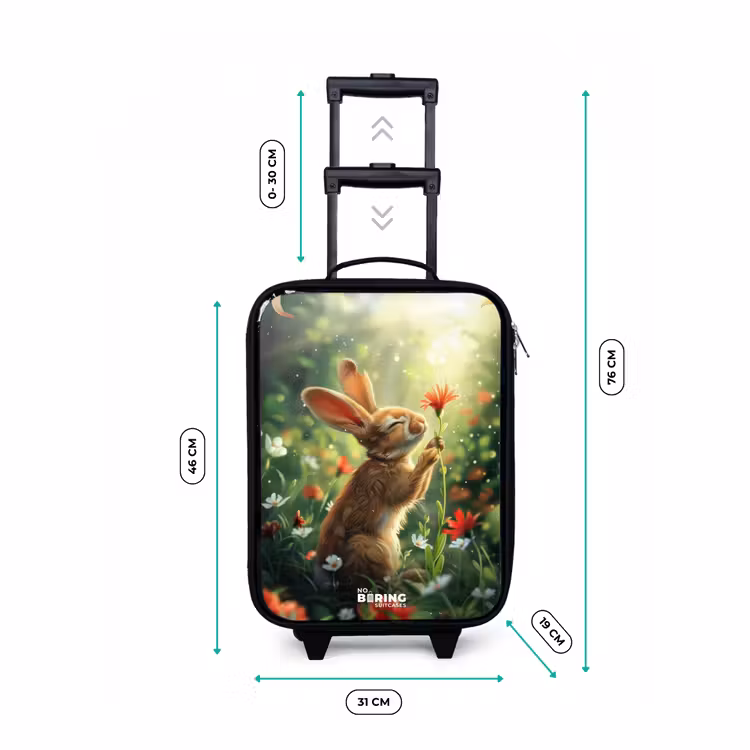 Valise enfant - Noir - Lapin Kasper — 4