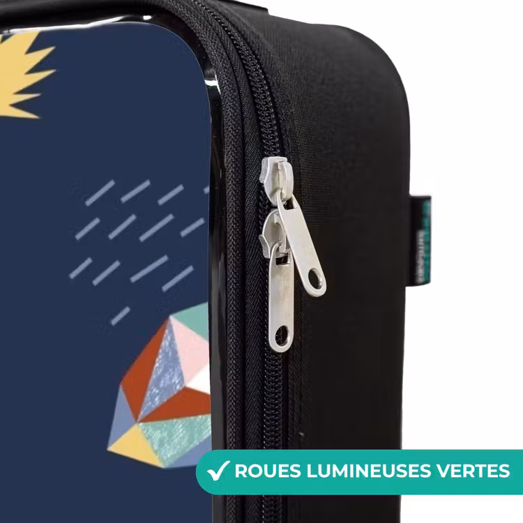 Valise enfant - planètes colorées sur fond sombre — 5