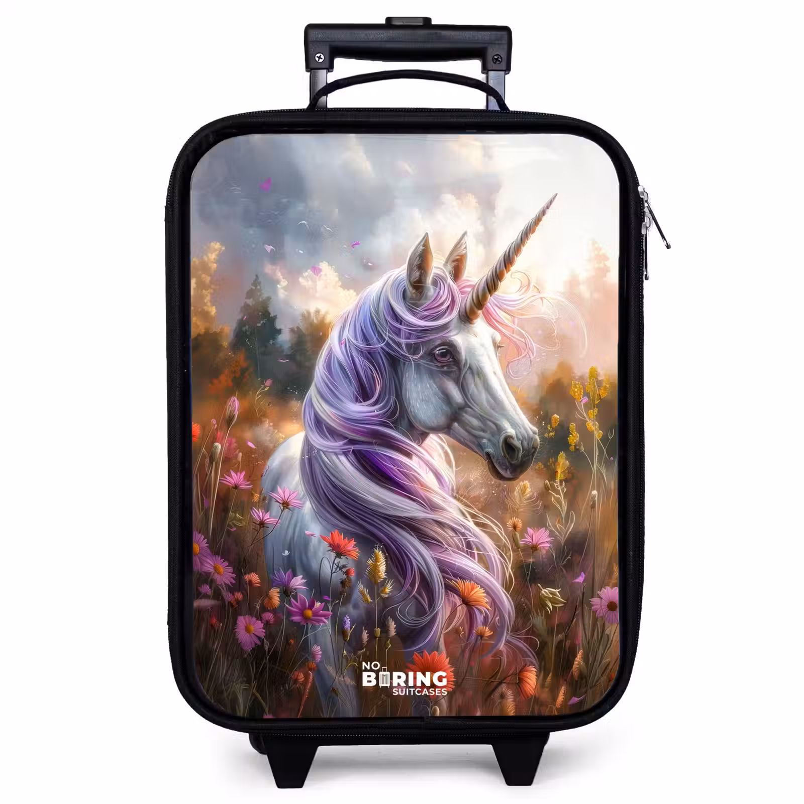 Valise enfant - Noir - Lavande corne de printemps — 1