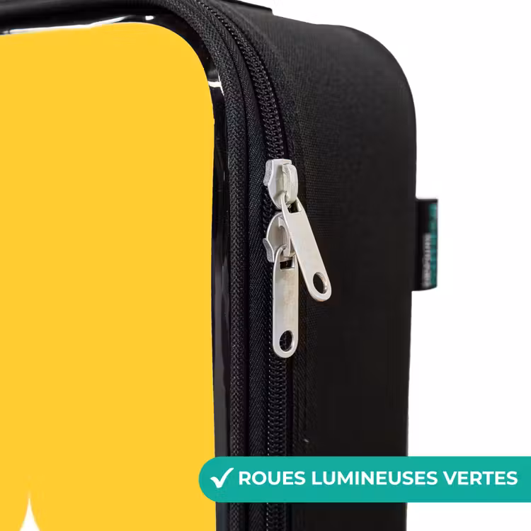 Valise enfant - Noir - Banane jaune amusante — 3