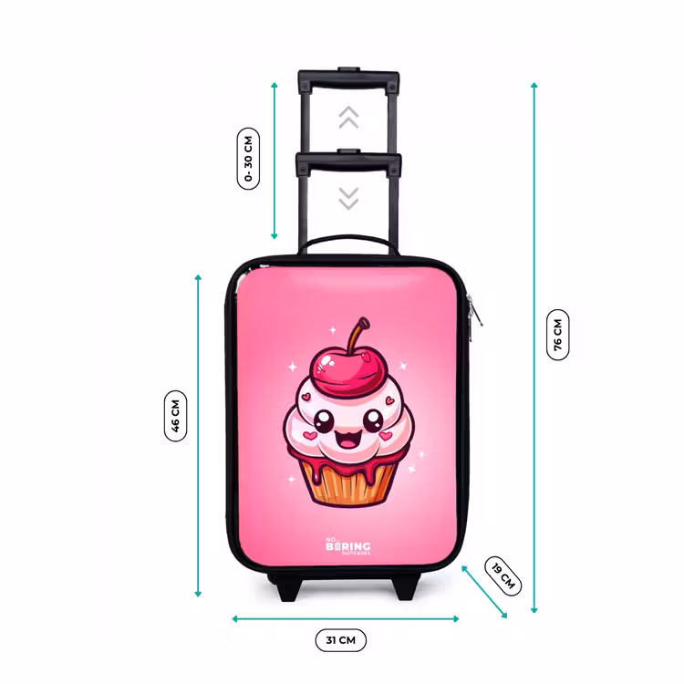 Valise enfant - Noir - Cupcake de Carrie — 4