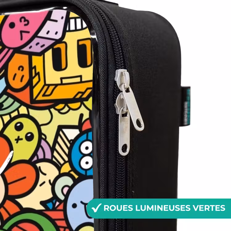 Valise enfant - Des animaux fantastiques qui rient et qui sont colorés — 6