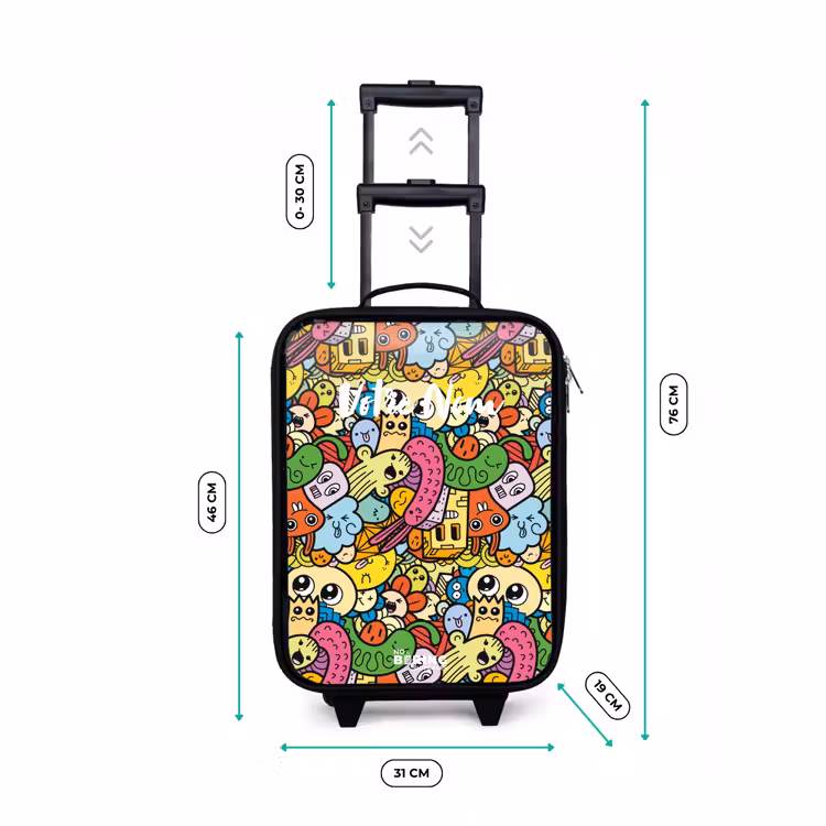 Valise enfant - Des animaux fantastiques qui rient et qui sont colorés — 7
