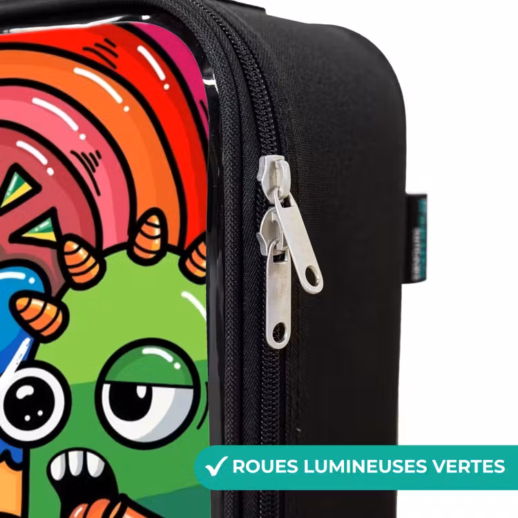Valise enfant - Des monstres colorés qui éclatent — 6