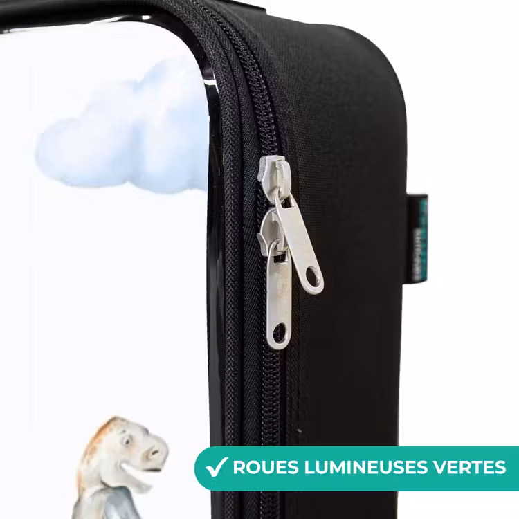 Valise enfant - Noir - Dinosaures errants — 3