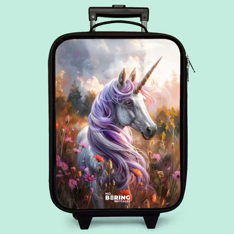 Valise enfant - Noir - Lavande corne de printemps — 3