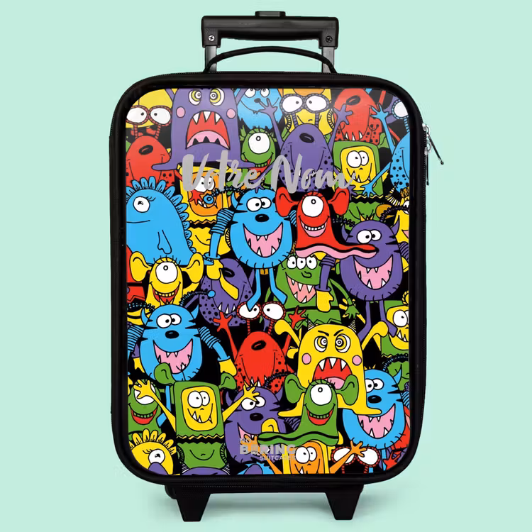 Valise enfant - Monstres aux couleurs vives — 3
