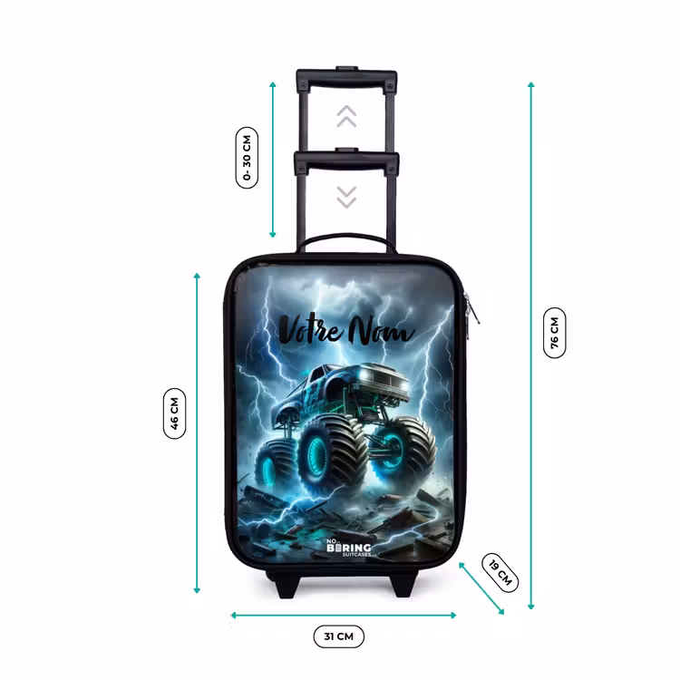 Valise enfant - Noir - Roues du tonnerre — 7