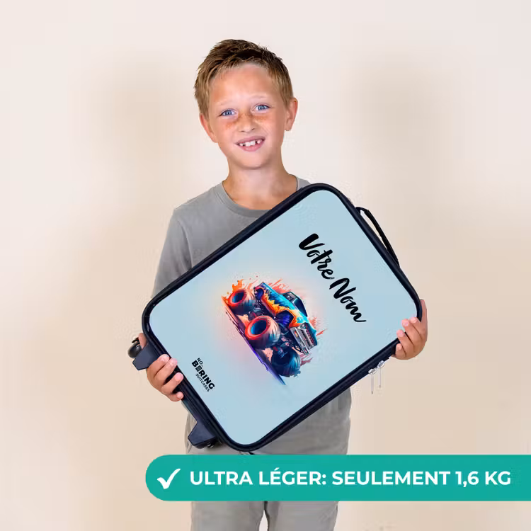 Valise enfant - Noir - Roues féroces — 2
