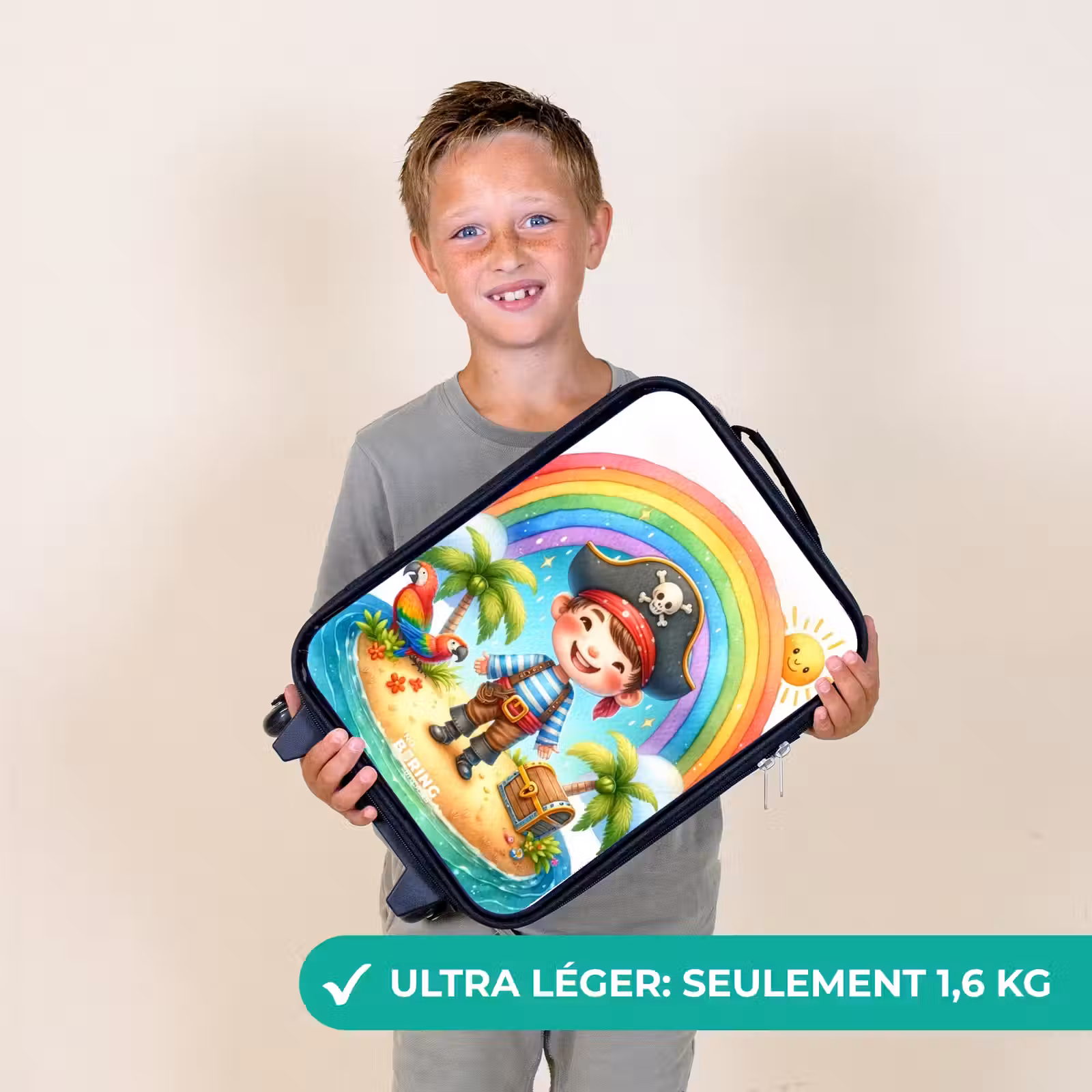 Valise enfant - Pirate sur une île au trésor — 1