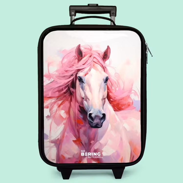 Valise enfant - Cheval de course pastel — 3