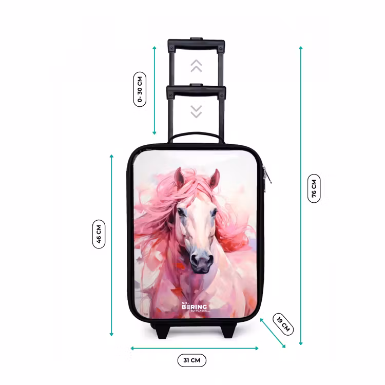 Valise enfant - Cheval de course pastel — 7