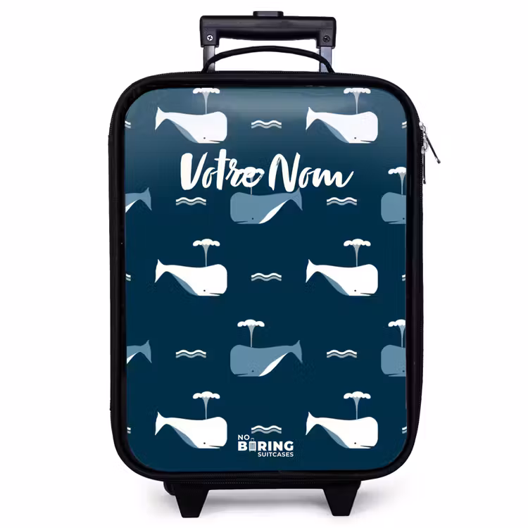 Valise enfant - Noir - Le monde des baleines — 1