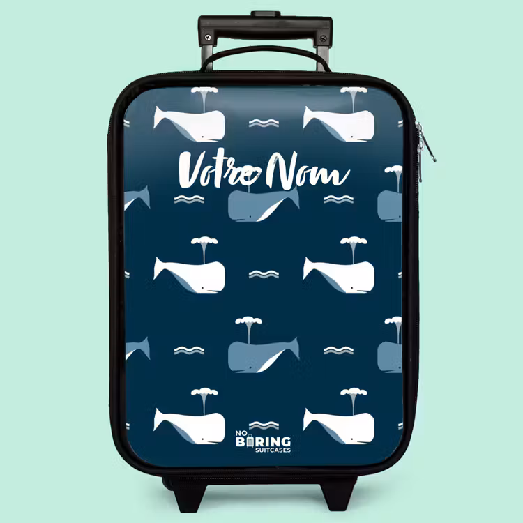 Valise enfant - Noir - Le monde des baleines — 3